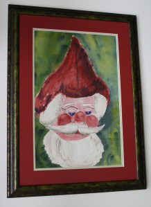 IMG_1664 cro 1400 How I have Santa framed in my home. Click photo to enlarge.