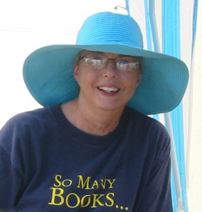 108-0897_IMG Clara blue hat edit The blue hat and Clara on July 23, 2007, the day RAGBRAI went through Rolfe, Iowa.