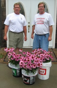 Bill and his brother Tom the day before the July 19th, 2009, wedding.
