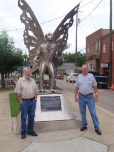 July 2009, David Spaulding and his nephew, David ..... in front of the Mothman Statue in West Virginia.