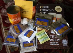 The American Bock kit before the concoction began brewing on September 22nd.  (Click photo to enlarge.)